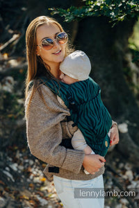 LennyLight Carrier - ZEBRA - SAVANNA - 63% bomull, 37% merinoull