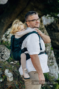 LennyPreschool Carrier - ZEBRA - SAVANNA - 63% bomull, 37% merinoull