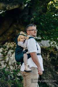 LennyPreschool Carrier - ZEBRA - SAVANNA - 63% bomull, 37% merinoull