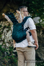 Laden Sie das Bild in den Galerie-Viewer, LennyPreschool Carrier - ZEBRA - SAVANNA - 63% bomull, 37% merinoull
