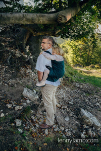 LennyPreschool Carrier - ZEBRA - SAVANNA - 63% bomull, 37% merinoull