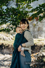 Laden Sie das Bild in den Galerie-Viewer, Lenny Lamb Woven Baby Wrap/Vävd sjal - ZEBRA - SAVANNA - 63% bomull, 37% merinoull
