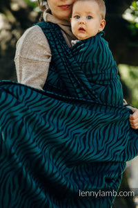 Lenny Lamb Woven Baby Wrap/Vävd sjal - ZEBRA - SAVANNA - 63% bomull, 37% merinoull