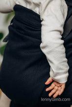 Load image into Gallery viewer, LennyPreschool Carrier - BASIC LINE LITTLE HERRINGBONE BLACK EBONY - 100% cotton
