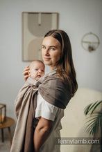 Laden Sie das Bild in den Galerie-Viewer, Lenny Lamb Ringsjal - LITTLE HERRINGBONE BABY CAFFE LATTE - 100% bomull
