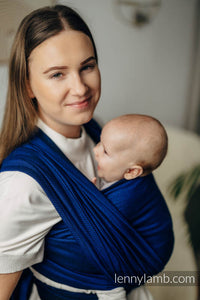 Lenny Lamb Woven Baby Wrap/Vävd sjal - COBALT - 100% bomull