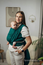 Ladda upp bild till gallerivisning, Lenny Lamb Woven Baby Wrap/Vävd sjal - EMERALD - 100% bomull
