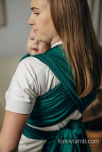 Ladda upp bild till gallerivisning, Lenny Lamb Woven Baby Wrap/Vävd sjal - EMERALD - 100% bomull
