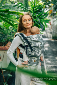 LennyUpGrade Carrier - BIRDY - WHITE NOISE - 68% bomull, 16% linne, 16% modal