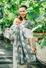 Laden Sie das Bild in den Galerie-Viewer, Lenny Lamb Ringsling - BIRDY - WHITE NOISE - 68% Baumwolle, 16% Leinen, 16% Modal
