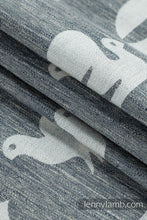 Laden Sie das Bild in den Galerie-Viewer, Onbuhimo PRO Carrier - BIRDY - WHITE NOISE - 68% Baumwolle, 16% leinen, 16% modal
