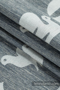 Onbuhimo PRO Carrier - BIRDY - WHITE NOISE - 68% Baumwolle, 16% leinen, 16% modal
