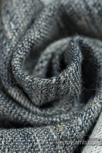 LennyLight Babytrage - BIRDY - WHITE NOISE - 68% Baumwolle, 16% Leinen, 16% Modal