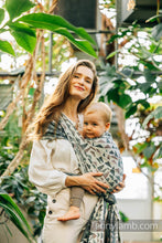 Laden Sie das Bild in den Galerie-Viewer, Lenny Lamb Woven Baby Tragetuch – EAGLE ROCKS - HIKE – 77 % Baumwolle, 23 % Lyocell
