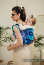 Laden Sie das Bild in den Galerie-Viewer, Onbuhimo PRO Carrier - PEACOCK’S TAIL - FANTASY - 100% Baumwolle
