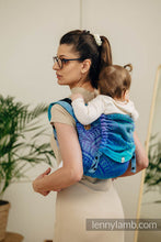 Laden Sie das Bild in den Galerie-Viewer, Onbuhimo PRO Carrier - PEACOCK’S TAIL - FANTASY - 100% Baumwolle
