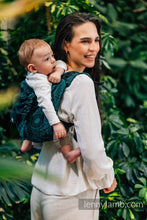Laden Sie das Bild in den Galerie-Viewer, Onbuhimo PRO Carrier - WILD WINE - IVY - 51% Baumwolle, 49% Silken
