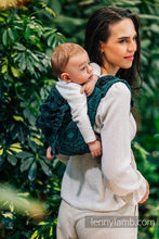 Laden Sie das Bild in den Galerie-Viewer, Onbuhimo PRO Carrier - WILD WINE - IVY - 51% Baumwolle, 49% Silken
