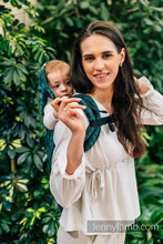 Laden Sie das Bild in den Galerie-Viewer, Onbuhimo PRO Carrier - WILD WINE - IVY - 51% Baumwolle, 49% Silken

