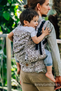 LennyPreschool Carrier - HEXAFLOWERS - MIRRORS - 55% Baumwolle, 45% Tencel™
