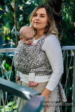 Laden Sie das Bild in den Galerie-Viewer, Lenny Lamb Gewebtes Babytragetuch  – HEXAFLOWERS – MIRROR – 55 % Baumwolle, 45 % Tencel™

