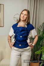Load image into Gallery viewer, LennyHybrid Half Buckle Carrier - COBALT - 100% cotton - Standard
