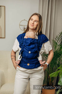 LennyHybrid Half Buckle Carrier - COBALT - 100% cotton - Standard