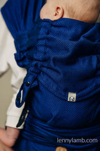 LennyHybrid Half Buckle Carrier - COBALT - 100% cotton - Standard