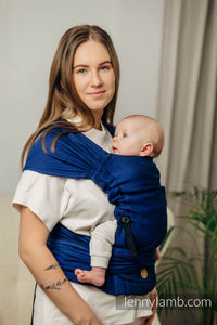 LennyHybrid Half Buckle Carrier - COBALT - 100% cotton - Standard
