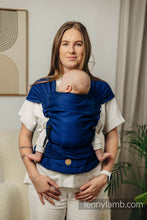 Load image into Gallery viewer, LennyHybrid Half Buckle Carrier - COBALT - 100% cotton - Standard
