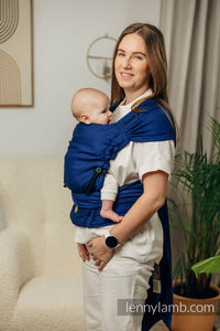 LennyHybrid Half Buckle Carrier - COBALT - 100% cotton - Standard