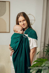 Ring sling - EMERALD - 100% cotton
