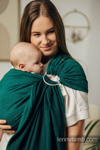 Ring sling - EMERALD - 100% cotton