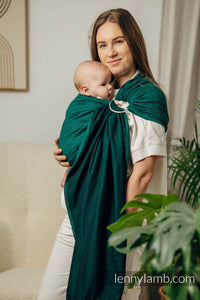 Ring sling - EMERALD - 100% cotton