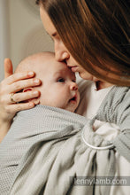 Load image into Gallery viewer, Ring Sling - LITTLE HERRINGBONE GREY - 100% cotton
