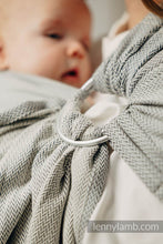 Load image into Gallery viewer, Ring Sling - LITTLE HERRINGBONE GREY - 100% cotton
