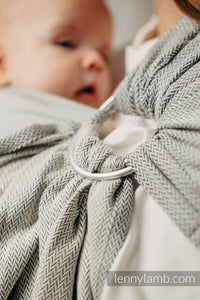 Ring Sling - LITTLE HERRINGBONE GREY - 100% cotton
