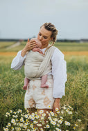 Lenny Lamb Woven Baby Wrap/Vävd sjal - ARROW - WHISPER - 100% linne
