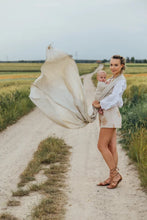 Ladda upp bild till gallerivisning, Lenny Lamb Woven Baby Wrap/Vävd sjal - ARROW - WHISPER - 100% linne
