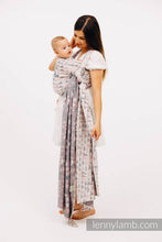 Load image into Gallery viewer, Lenny Lamb Woven Baby Wrap - EAGLE ROCKS - PEAK - 61% cotton, 39% bamboo viscose
