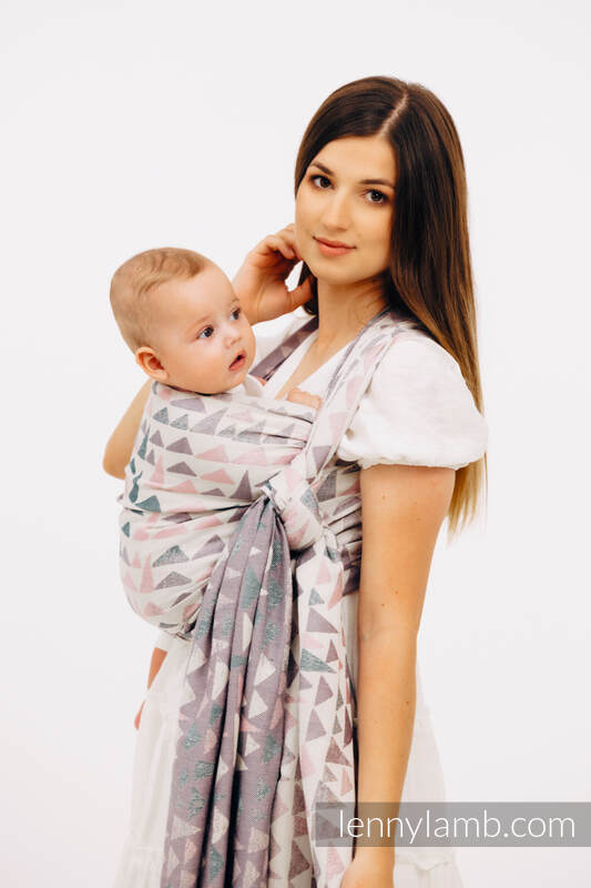 Lenny Lamb Woven Baby Wrap - EAGLE ROCKS - PEAK - 61% cotton, 39% bamboo viscose