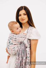 Load image into Gallery viewer, Lenny Lamb Woven Baby Wrap - EAGLE ROCKS - PEAK - 61% cotton, 39% bamboo viscose
