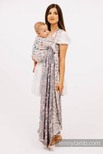 Load image into Gallery viewer, Lenny Lamb Woven Baby Wrap - EAGLE ROCKS - PEAK - 61% cotton, 39% bamboo viscose
