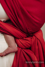 Ladda upp bild till gallerivisning, Lenny Lamb Woven Baby Wrap/Vävd sjal - LITTLE HERRINGBONE SEDONA - 100% bomull
