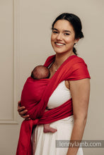 Ladda upp bild till gallerivisning, Lenny Lamb Woven Baby Wrap/Vävd sjal - LITTLE HERRINGBONE SEDONA - 100% bomull

