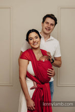 Ladda upp bild till gallerivisning, Lenny Lamb Woven Baby Wrap/Vävd sjal - LITTLE HERRINGBONE SEDONA - 100% bomull
