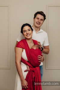 Lenny Lamb Woven Baby Wrap/Vävd sjal - LITTLE HERRINGBONE SEDONA - 100% bomull
