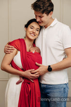 Ladda upp bild till gallerivisning, Lenny Lamb Woven Baby Wrap/Vävd sjal - LITTLE HERRINGBONE SEDONA - 100% bomull
