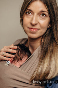 Trikåsjal Baby Sling - MOCHA
