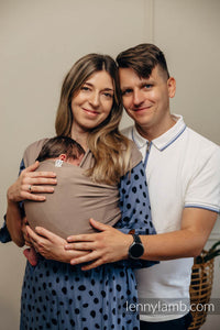 Trikåsjal Baby Sling - MOCHA
